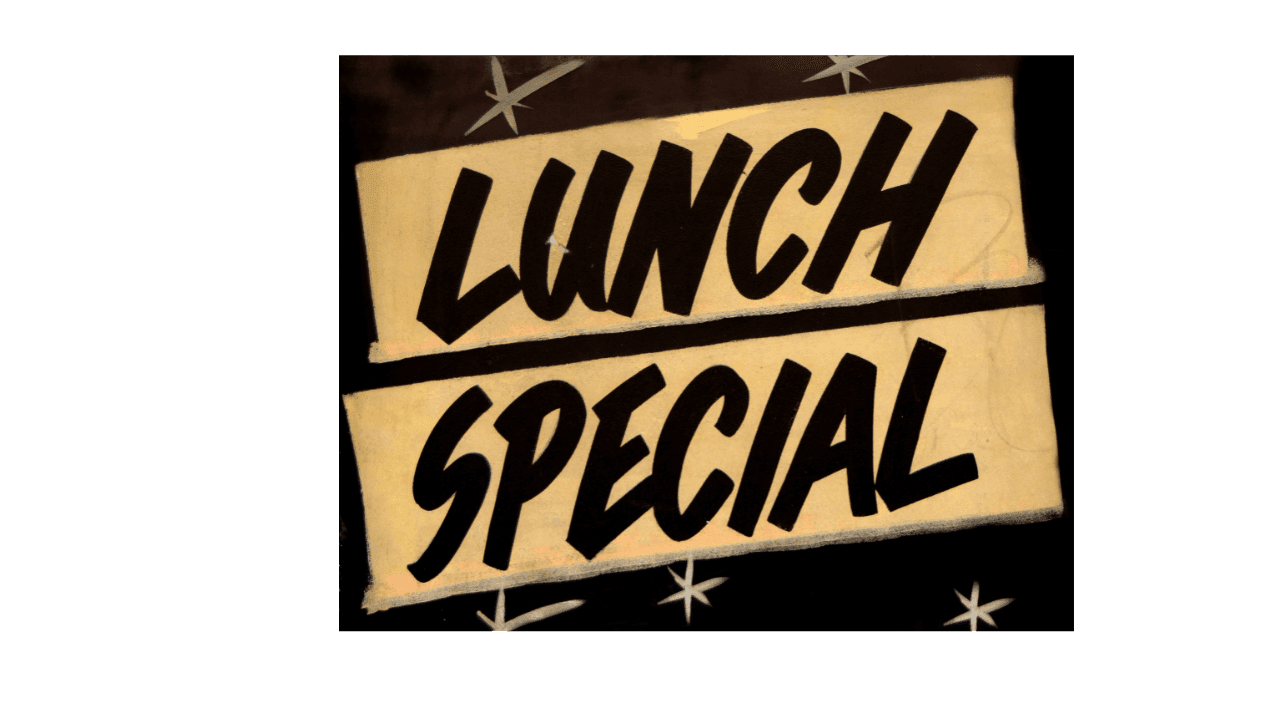 Special ABC-Lunch Combo Only Available on weekdays 12 to 3 pm